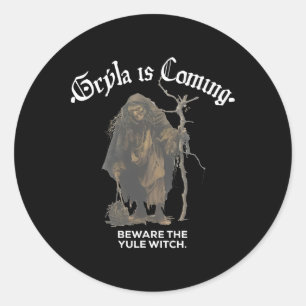 Adesivo Gryla Está Prestes A Saber A Bruxa Yule Islandesa 