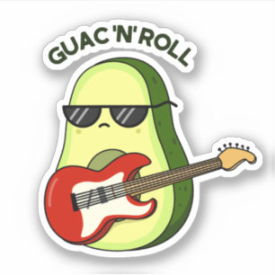 Adesivo Guac E Roll Funny Avocado Pun