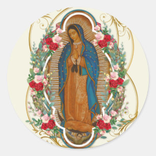 Adesivo Guadalupe Virgem Maria Oração Espanhola Santa