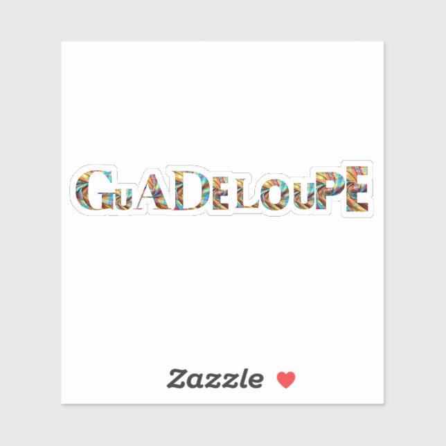 ADESIVO GUADELOUPE  (Folha)