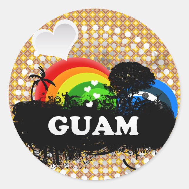 Adesivo Guam de Fruta Bonita (Frente)