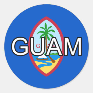 Adesivo Guam Euro Sticker