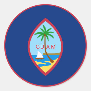 Adesivo Guam flag 