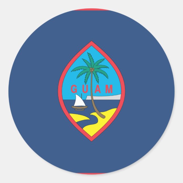 ADESIVO GUAM FLAG (Frente)
