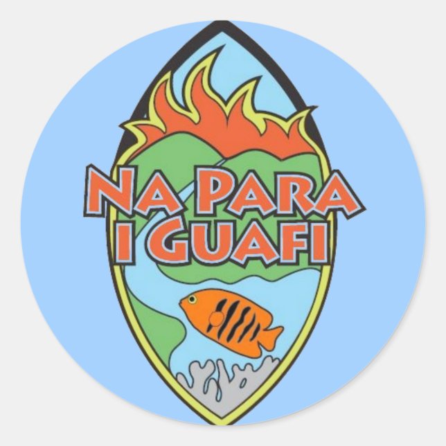 Adesivo Guam - Stickers (Frente)