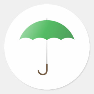 Adesivo Guarda-chuva verde