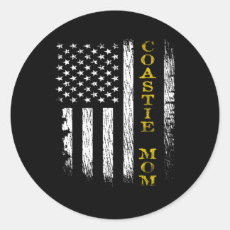 Adesivo Guarda Costeira Americana Uscg Coastie Mãe Flag