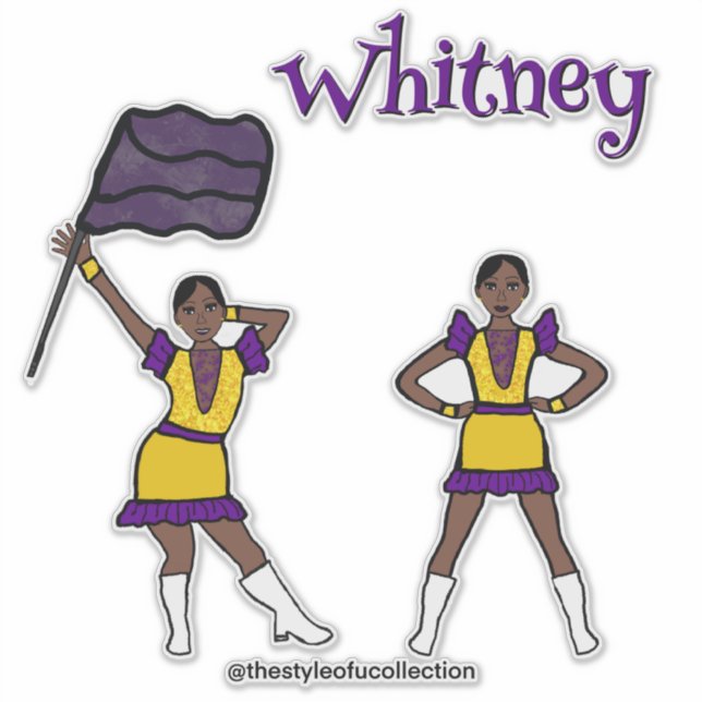 Adesivo Guarda de cor amarela púrpura nº 1 (Frente)