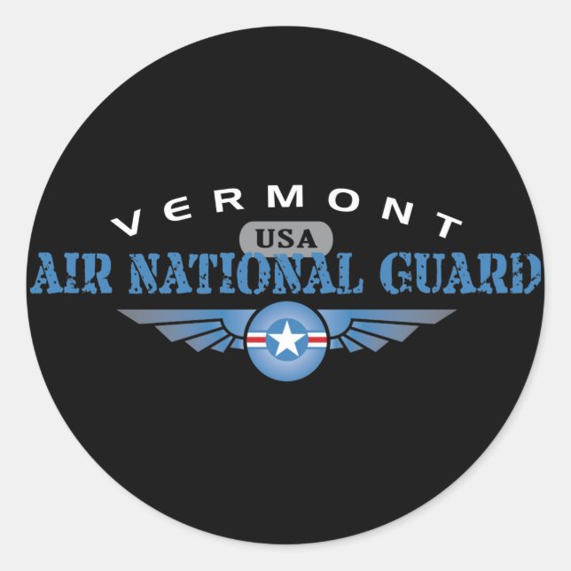 Adesivo Guarda Nacional da Vermont Air (Frente)