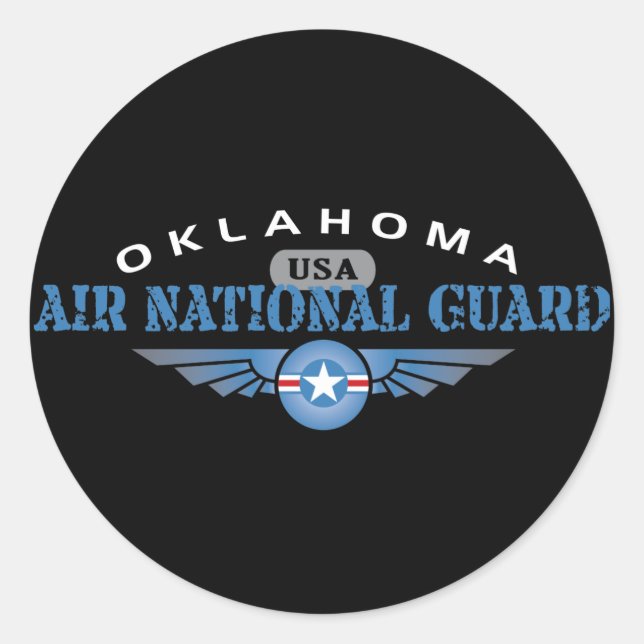 Adesivo Guarda Nacional de Oklahoma Air (Frente)