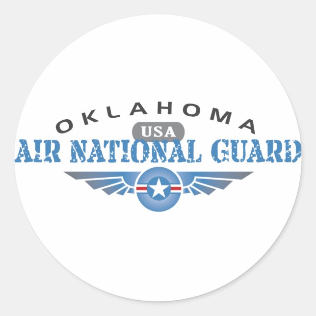 Adesivo Guarda Nacional de Oklahoma Air (Frente)