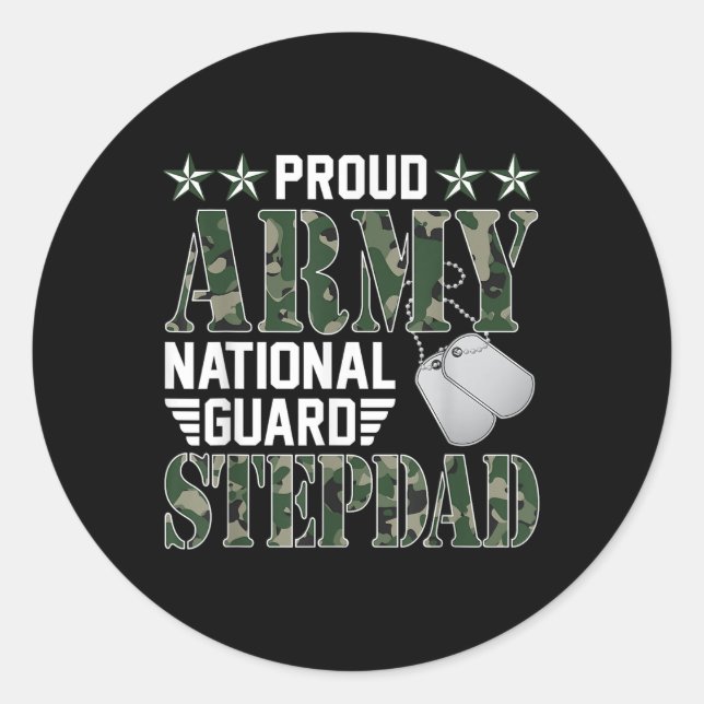 Adesivo Guarda Nacional de Stepdad do Exército Ordenado (Frente)