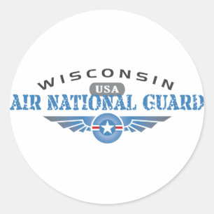Adesivo Guarda nacional do ar de Wisconsin