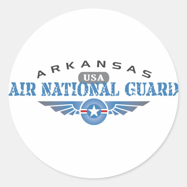 Adesivo Guarda Nacional do Arkansas Air (Frente)