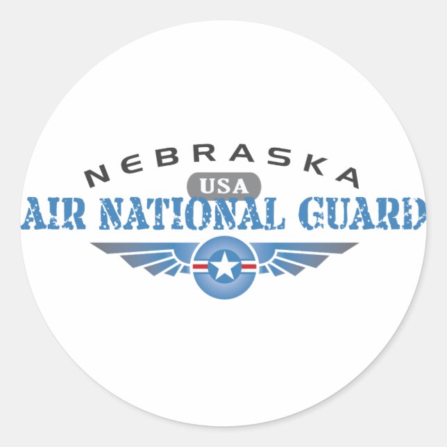 Adesivo Guarda Nacional do Nebraska Air (Frente)