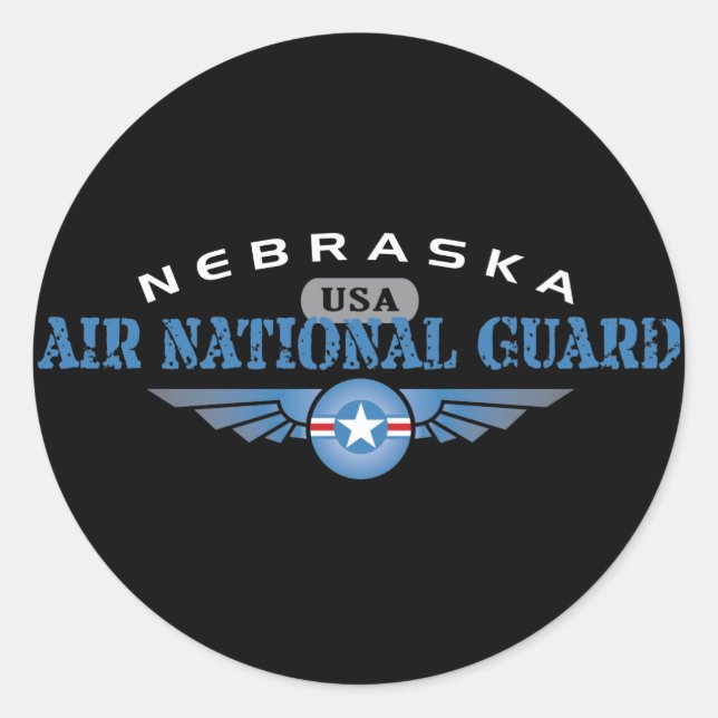 Adesivo Guarda Nacional do Nebraska Air (Frente)