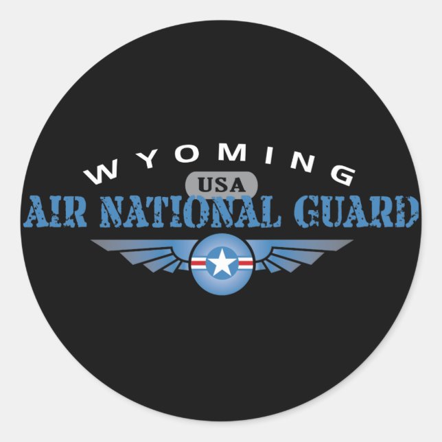 Adesivo Guarda Nacional Wyoming Air (Frente)