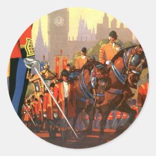 Adesivo Guarda Real Britânica Vintage King's Grã-Bretanha