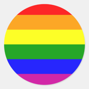 Adesivo Guardar Data/Casamento Arco-Íris/Orgulho gay