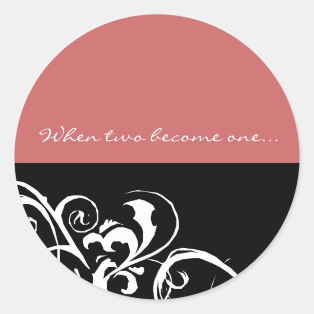 Adesivo Guardar data - Vinheta de casamento (Frente)