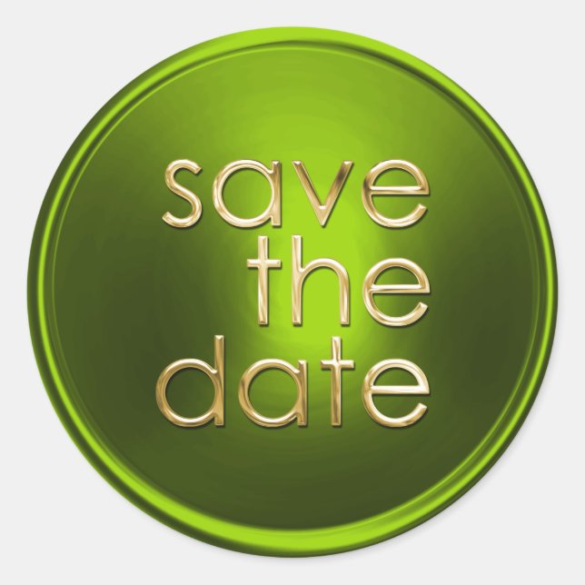 Adesivo Guardar o selo do envelope de data (Frente)