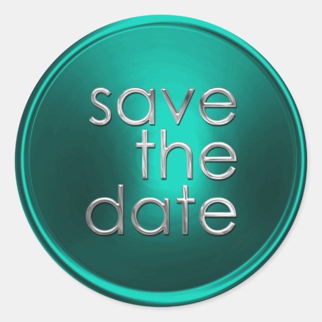 Adesivo Guardar o selo do envelope de data (Frente)