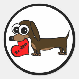 Adesivo Guardarar diminuto bonito do Dachshund seja