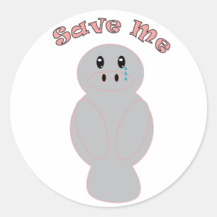 Adesivo Guarde-me Manatee Sticker