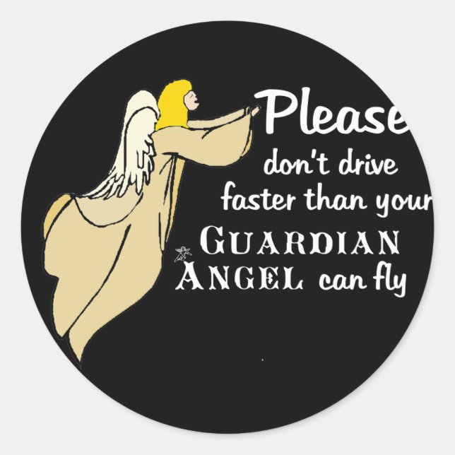 Adesivo Guardian Angel Stickers (Frente)