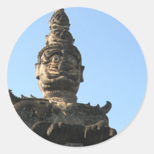 Adesivo Guardião do gigante do Lao. Parque de Buddha,