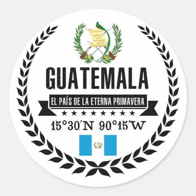 Adesivo Guatemala (Frente)