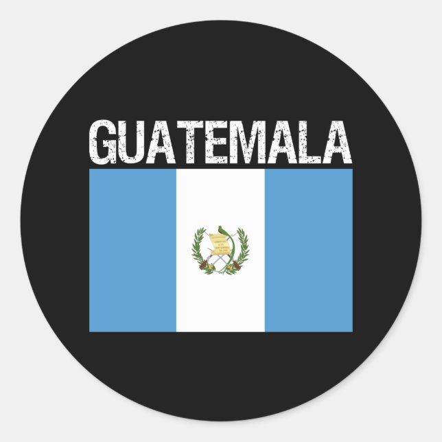 Adesivo Guatemala, bandeira da Guatemala (Frente)