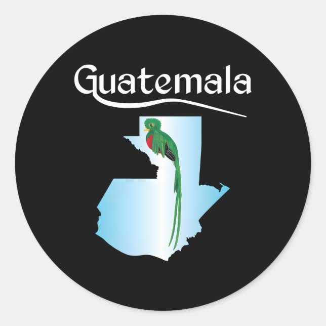 Adesivo Guatemala Quetzal Cha Guate Antígua Tikal Peten Fl (Frente)