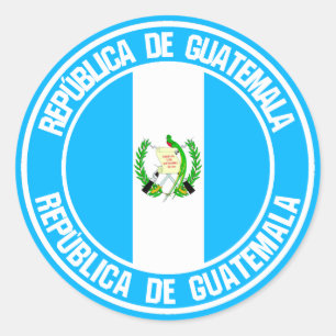 Adesivo Guatemala Round Emblem