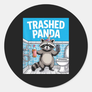 Adesivo Guaxinim Panda Bêbado e Divertido 1ff512797a7
