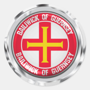 Adesivo Guernsey Round Emblem