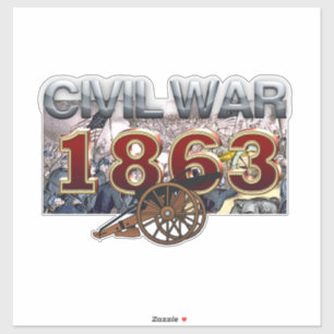 Adesivo Guerra Civil ABH 1863