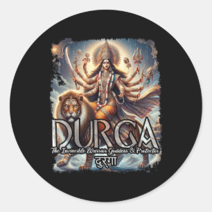 Adesivo Guerra da Deusa Durga Mitologia Hindu Devi Shakti