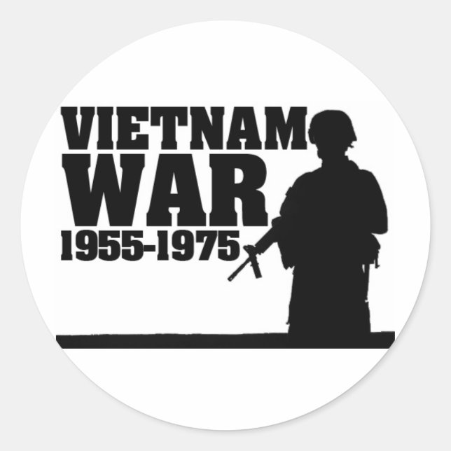 Adesivo Guerra do Vietnã 1955-1975 (Frente)