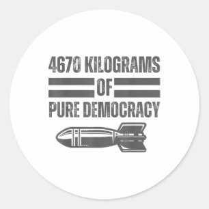 Adesivo Guerra, Realidade Americana 4670 Kg, Democracia Pu