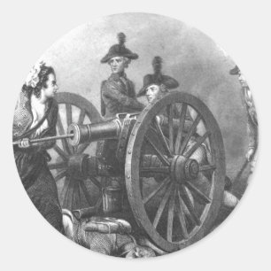 Adesivo Guerra Revolucionária Molly Pitcher Cannon