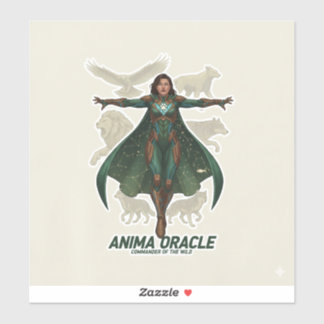 Adesivo “Guerreira Oracle Anima | Fantasia do Protetor Mís