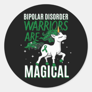 Adesivo Guerreiro Bipolar Unicórnio Mágico Fita Verde