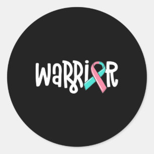 Adesivo Guerreiro Brca - Cancer de Consciência Pré-vivente
