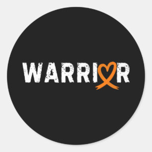 Adesivo Guerreiro Câncer de rim Fighter Love Heart Ri