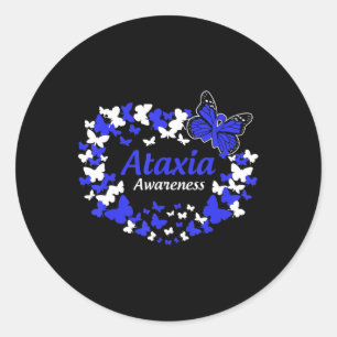 Adesivo guerreiro da borboleta ataxia com T-Shirt com fita
