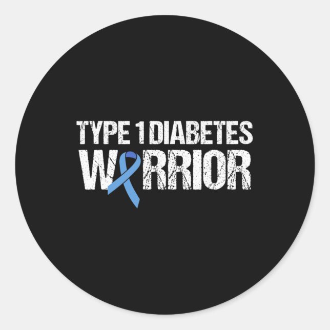 Adesivo Guerreiro da Diabetes Tipo 1 (Frente)