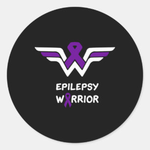 Adesivo Guerreiro de Consciencialização da Epilepsia Apoio
