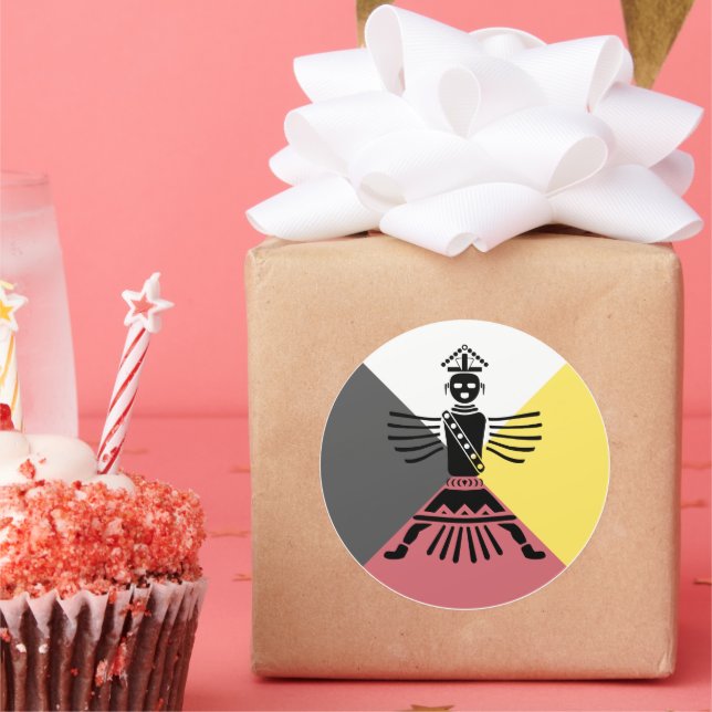 Adesivo guerreiro de facada quatro direções (Festa)