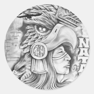 Adesivo Guerreiro de Toltec